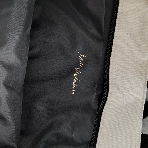 Victoria Secret Love Victoria Canvas Tote Bag - Picture 7 of 12
